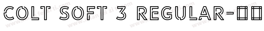 Colt Soft 3 Regular字体转换